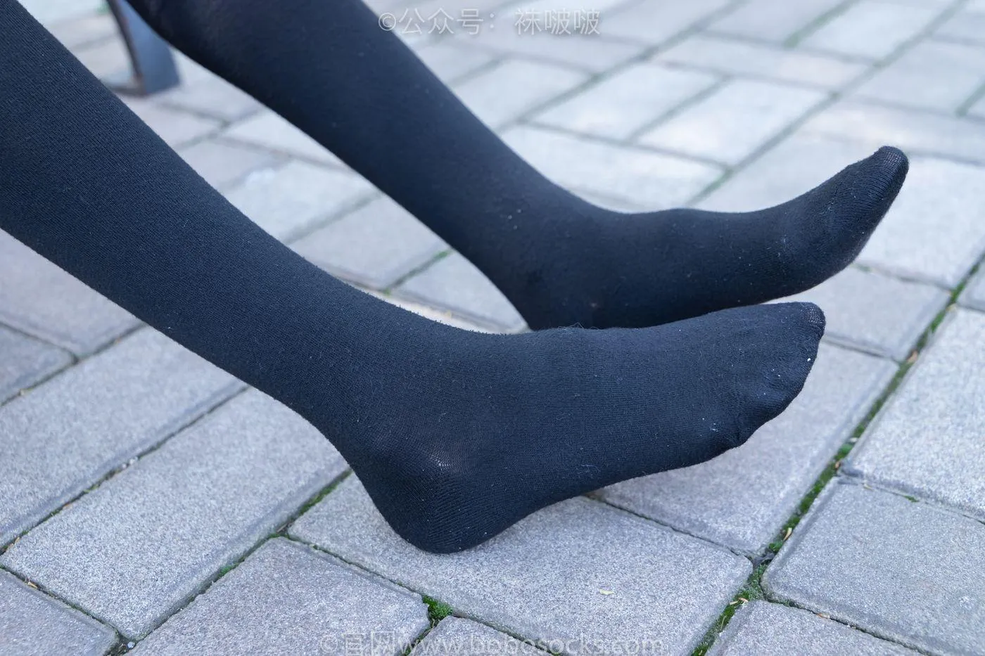 [BoBoSocks袜啵啵]NO.007 稚予-JK制服、皮鞋、黑色中筒棉袜、肉丝 [143P]插图8